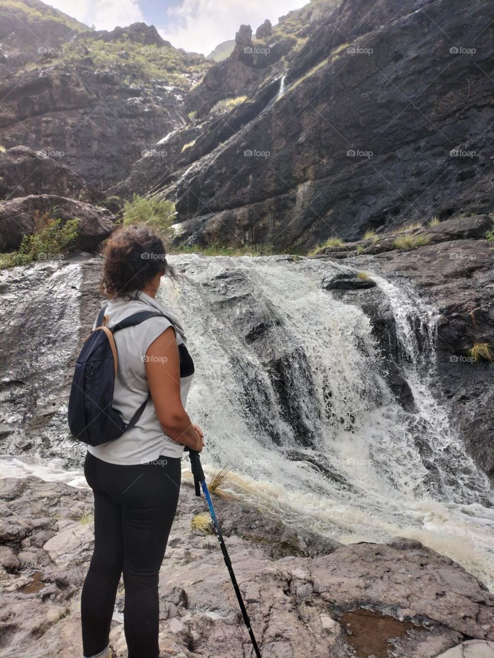 cascada en el charco azul Agaete