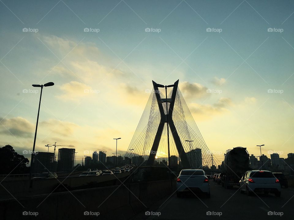 Bridge octavio frias estaiada sp são paulo