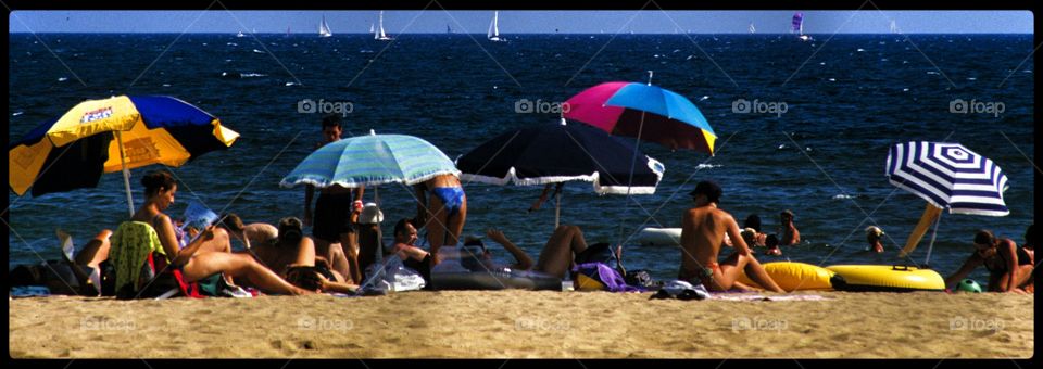 Beach. South of France