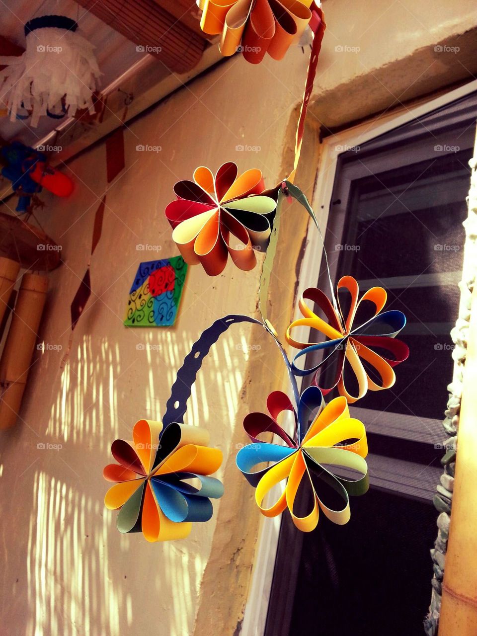 handmade paper flower decoration