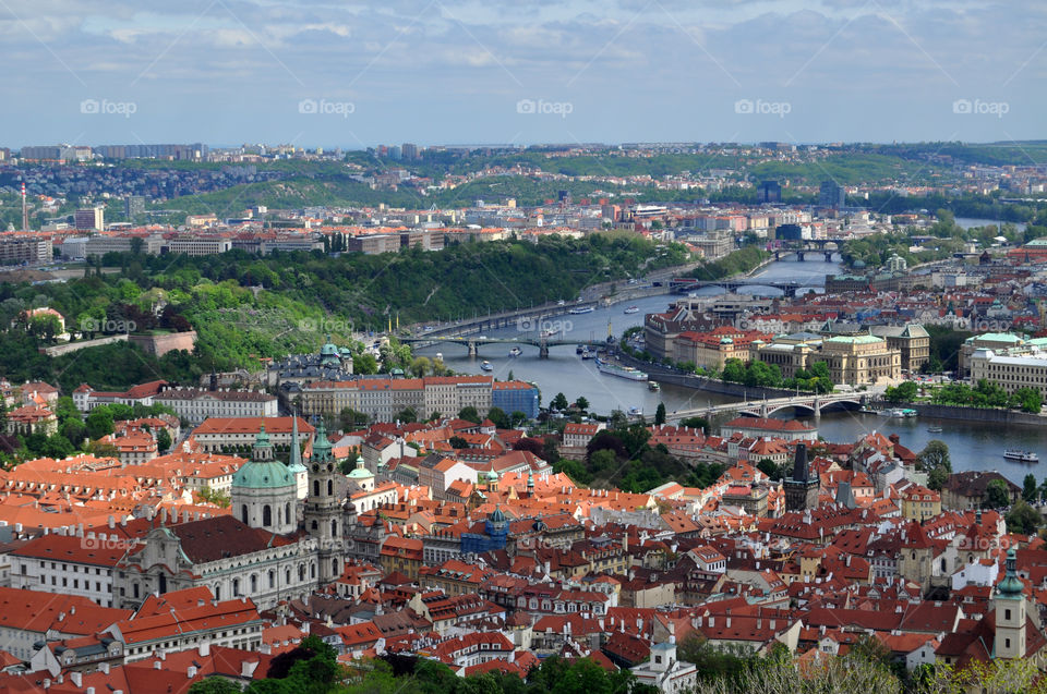 City, Town, Architecture, Cityscape, Roof