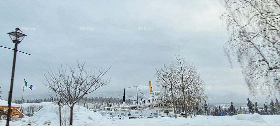 Whitehorse Yukon Tourist stops in the winter