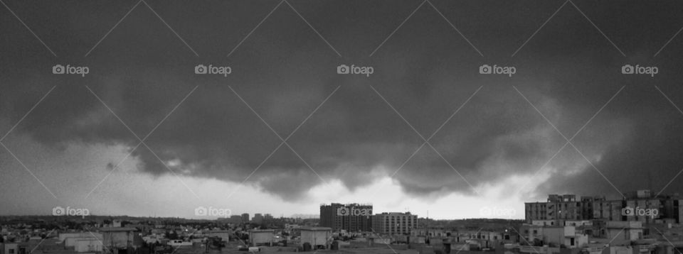 storm weather. in my home town karachi