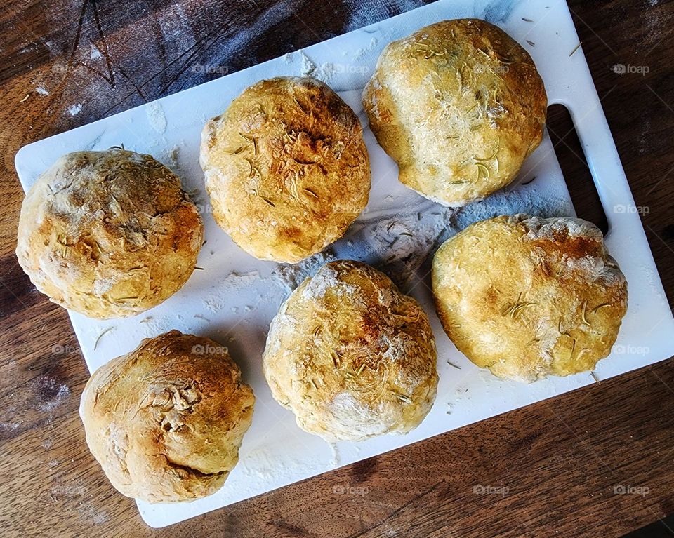 Rosemary Parmesan artisan loafs.