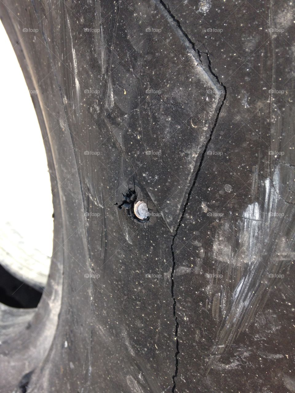 Bullet in a Tire