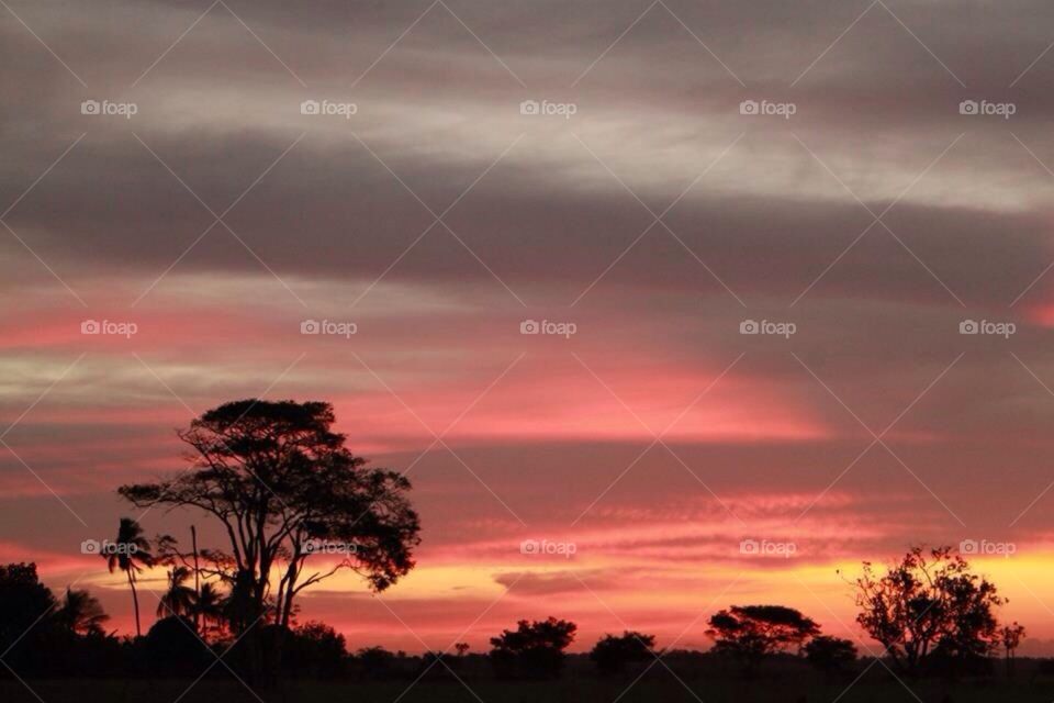 Sunset in Brazil