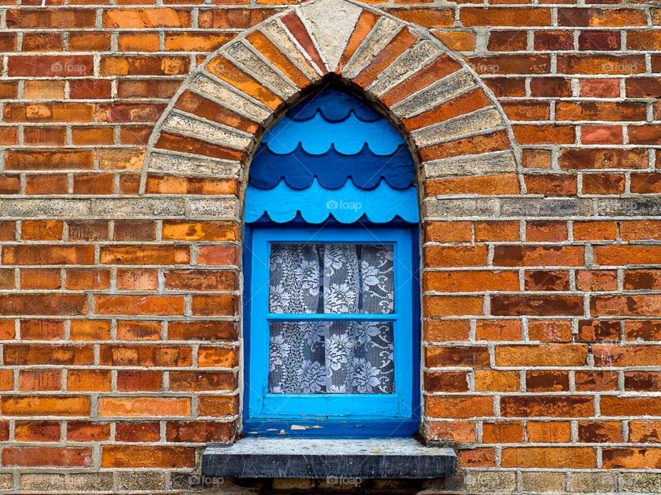 Blue window