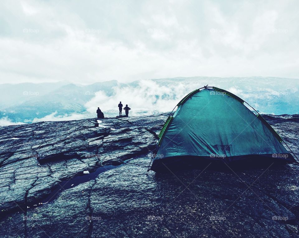 Camping on the top 