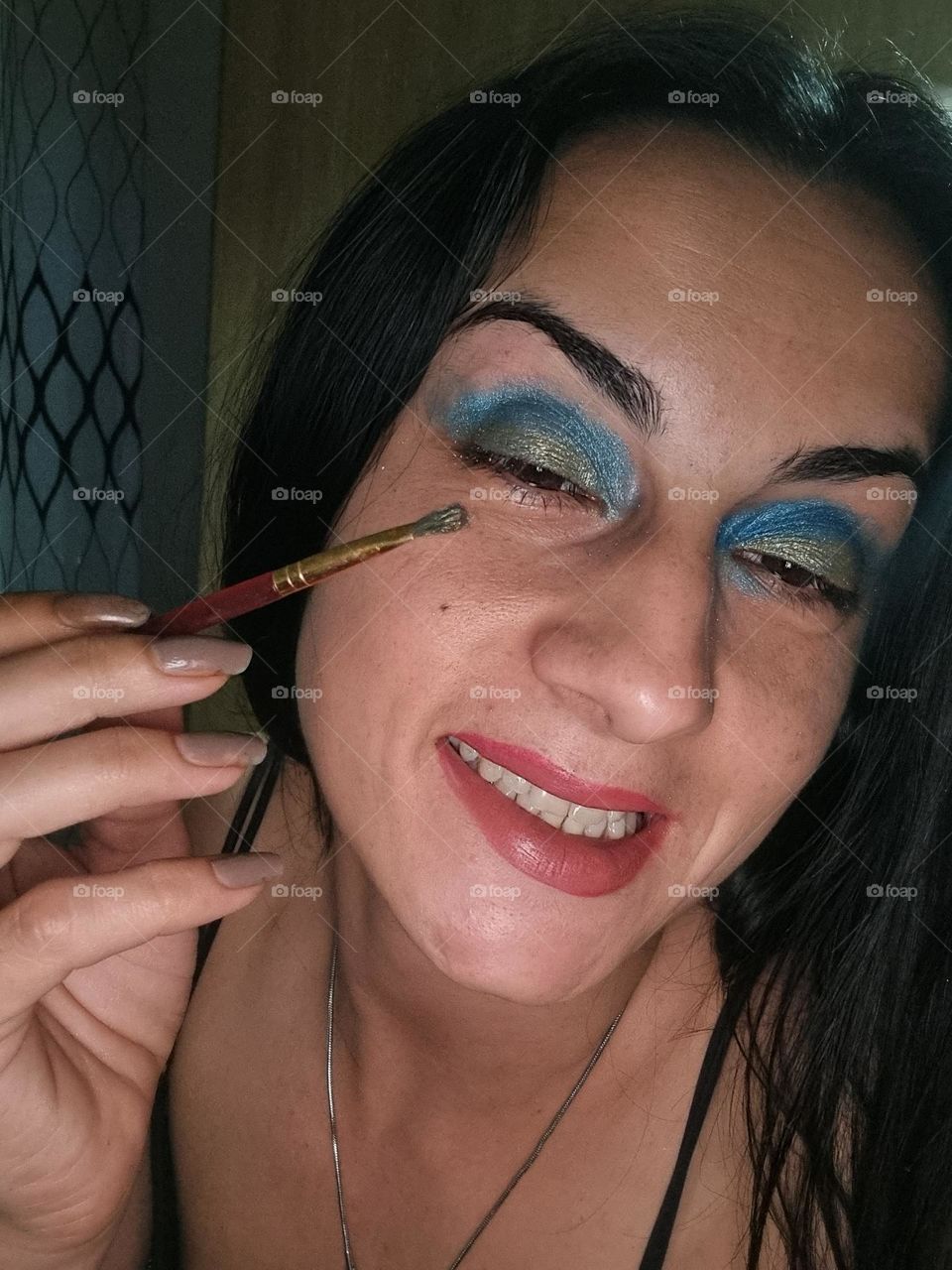 Original model with yellow and blue shading