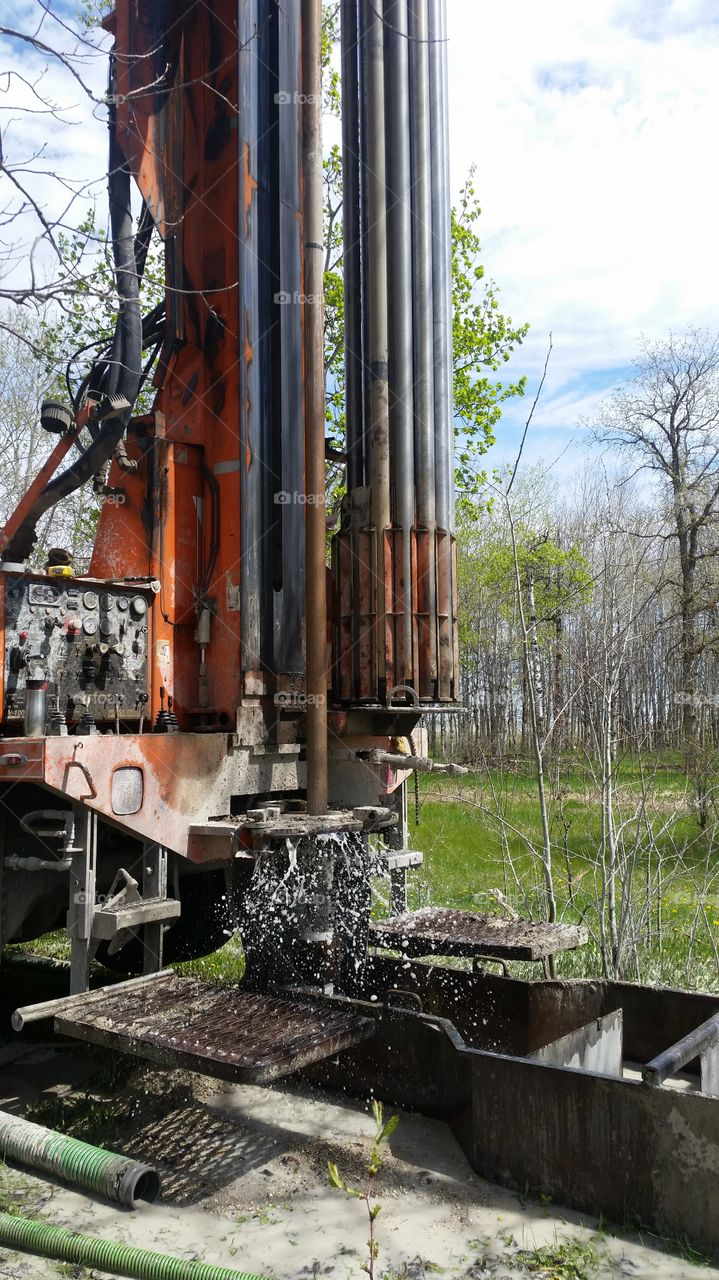 drilling for water