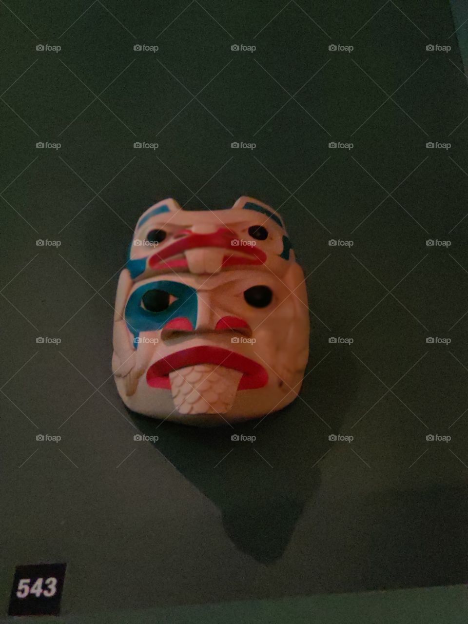 Wooden mask North American Indians