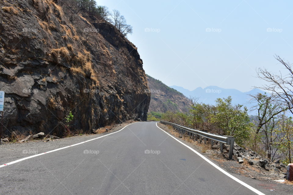 Beautiful Hill Road from Tamhini Ghat Maharashtra