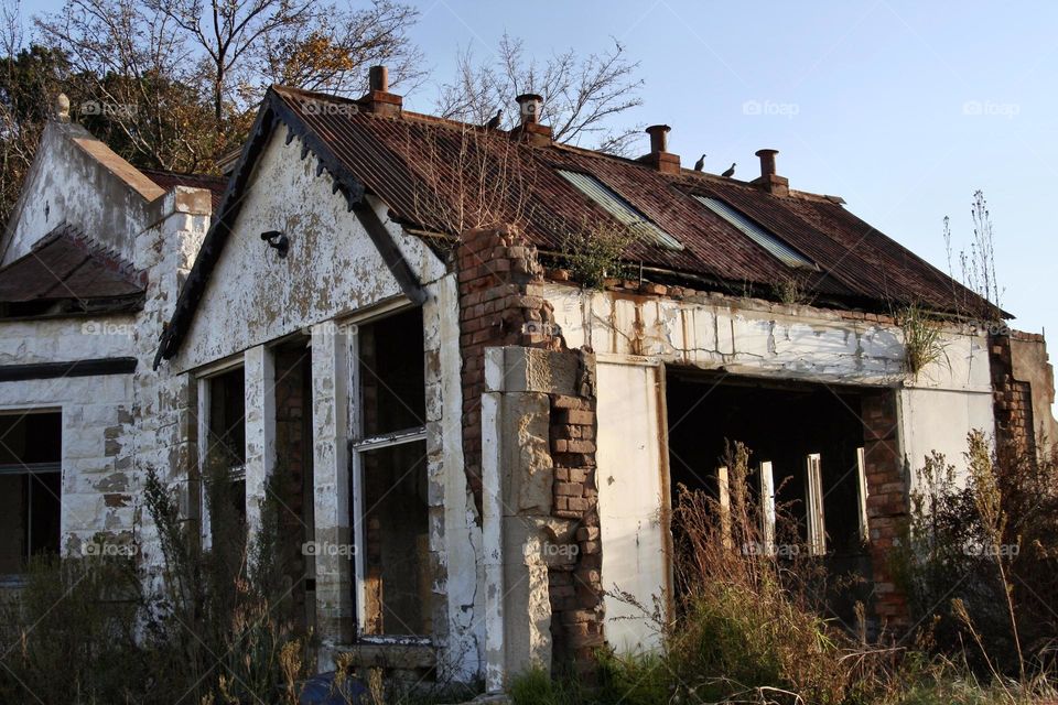 Abandoned Broken down house.