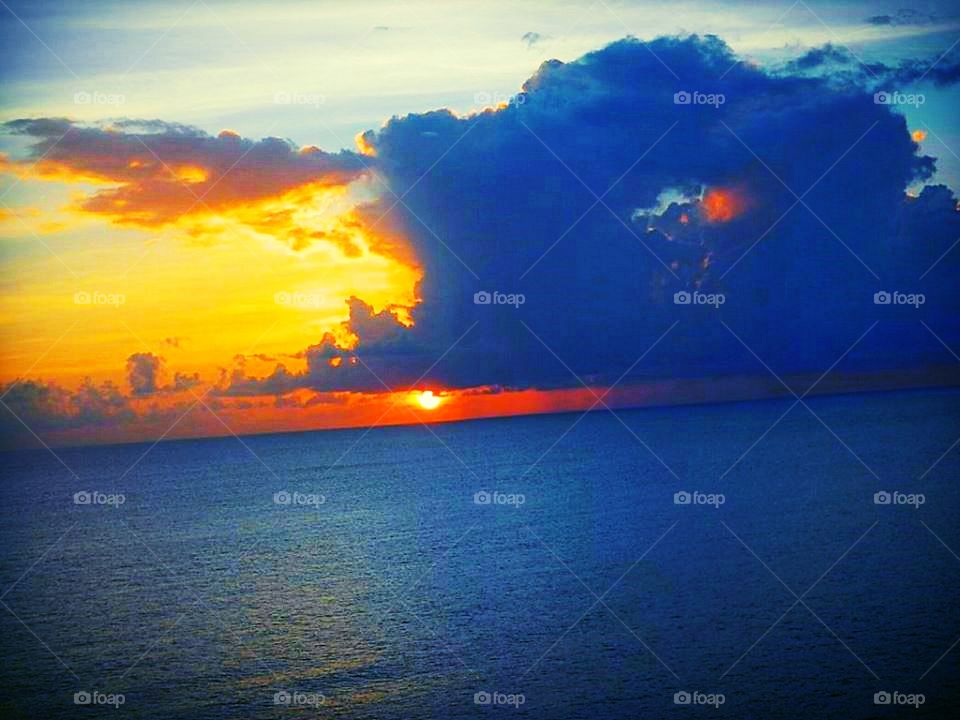Sunset over Gulf