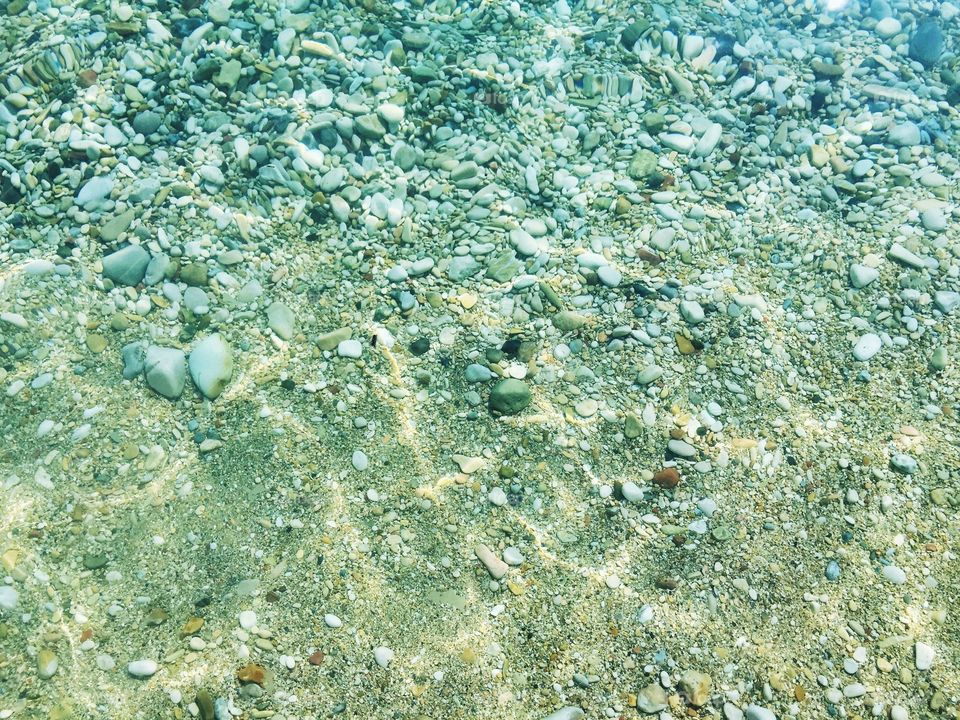 Underwater beach pattern