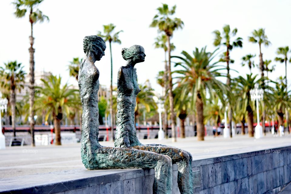 sculptures in Barcelona