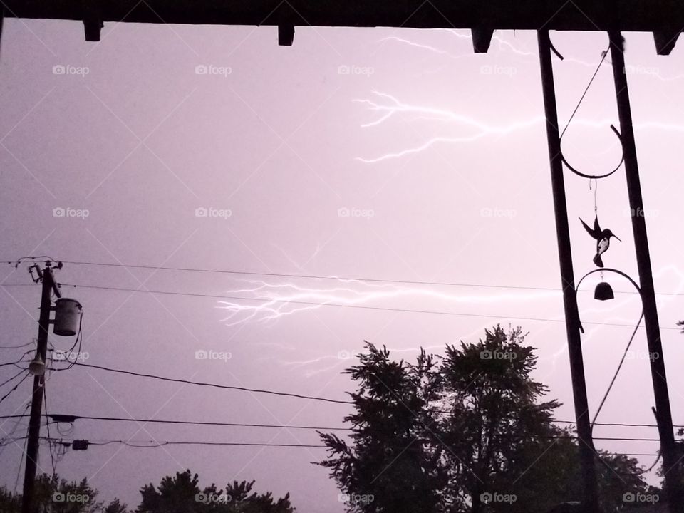lightning from a Kansas storm