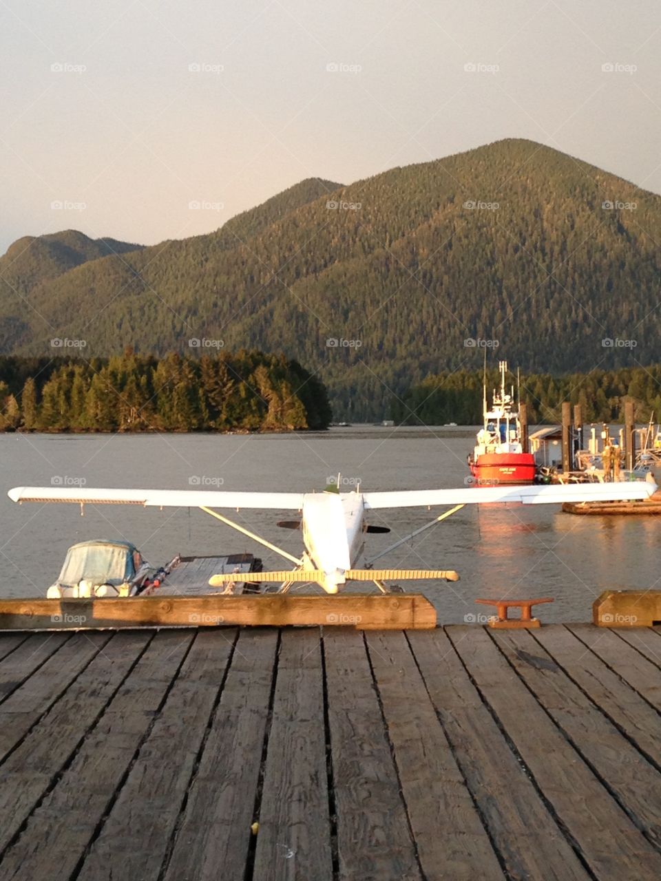 Tuff Harbour. Float plane