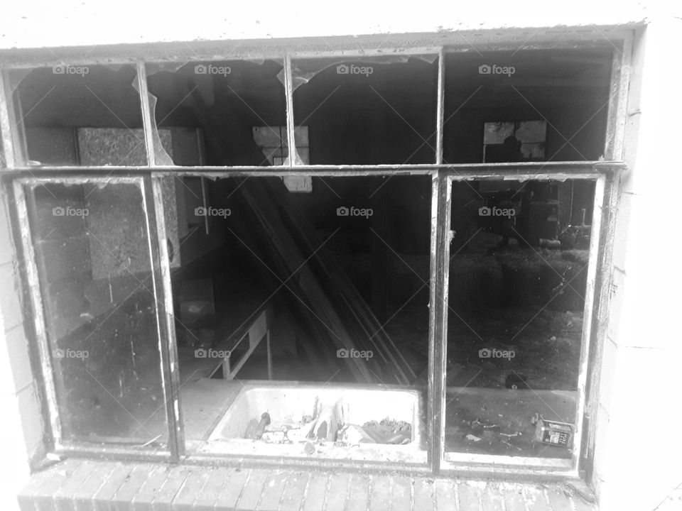 abandoned building Windows