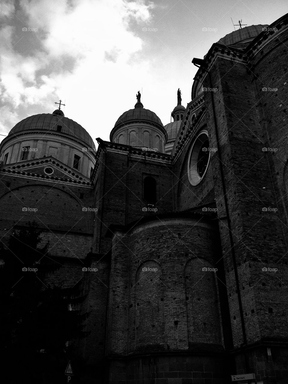 B&W Italian Architecture . Shot in Padova, Italy. 