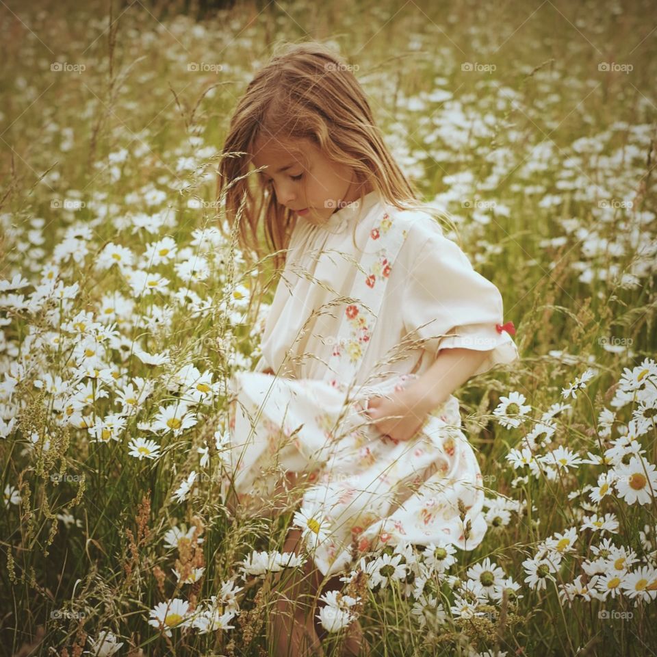 Nature, Girl, Child, Summer, Blond