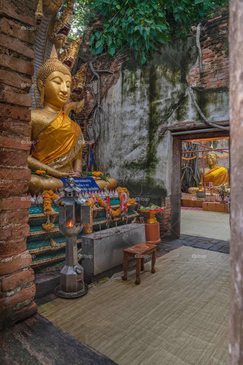 The beauty big buddha in Thailand