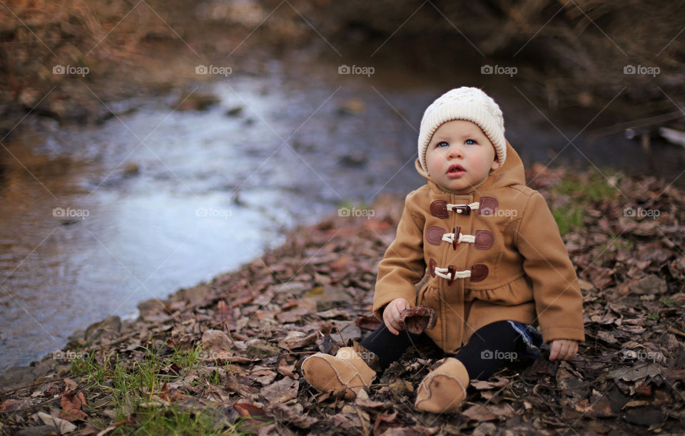 Baby, Nature, Stream, Fashion