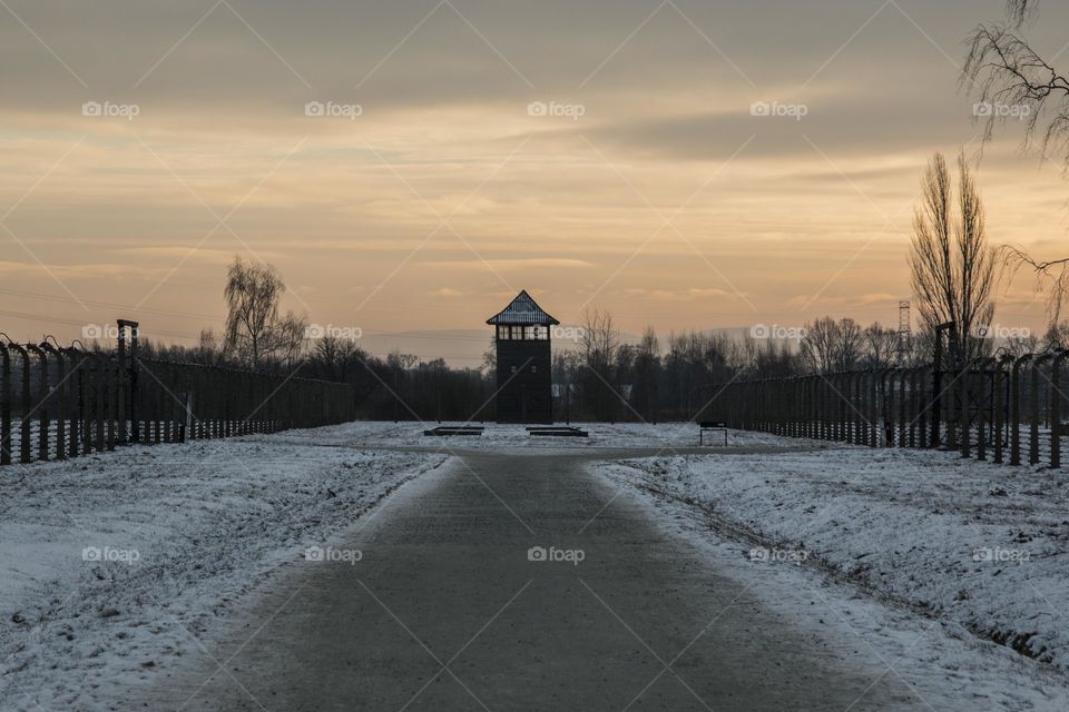 Auschwitz Birkenau. At the Auschwitz Birkenau concentration camp 