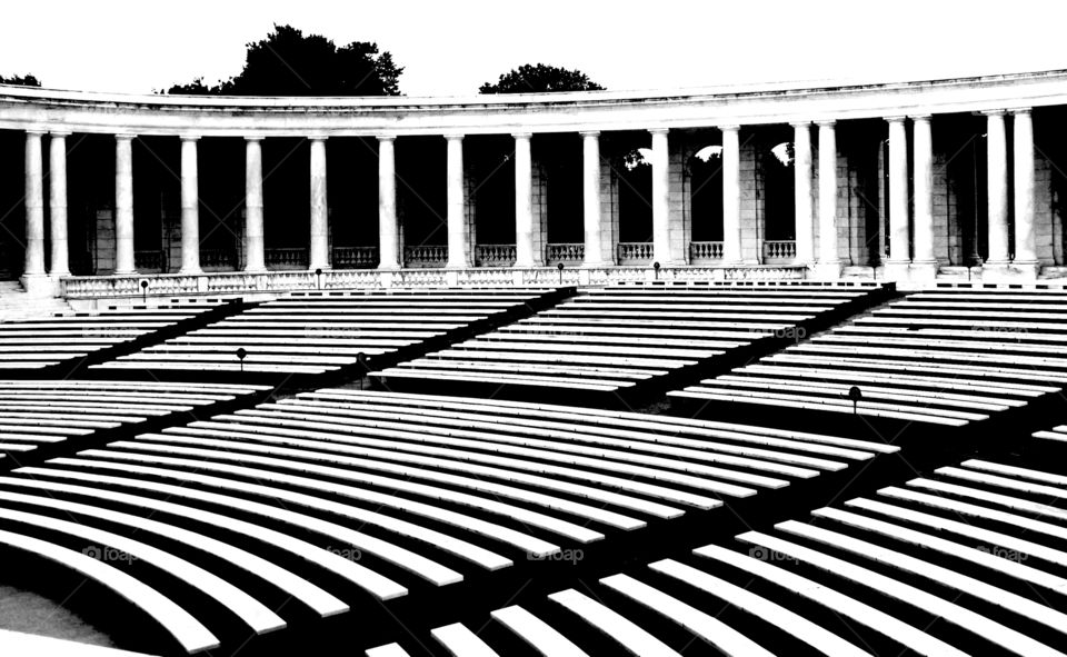 Washington DC outdoor arena Arlington memorial amphitheater  