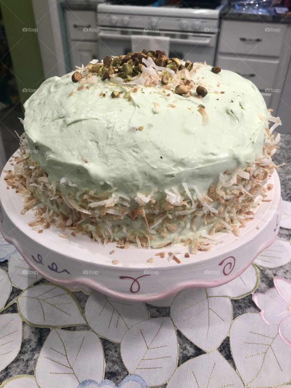 Pistachio cake