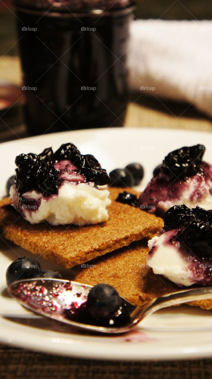 Blueberry dessert