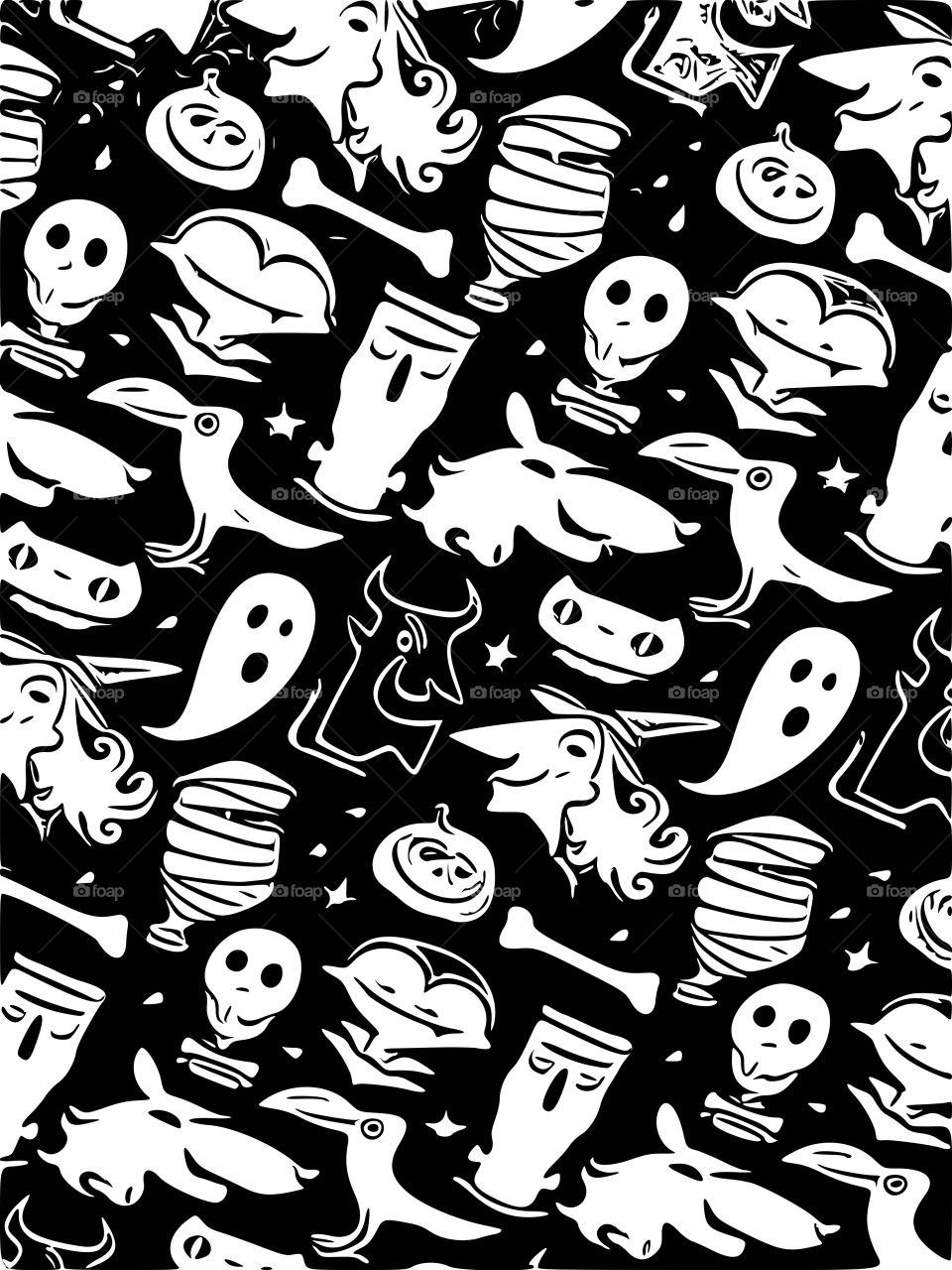 Halloween . Halloween image useful as a background pattern or Texture. 