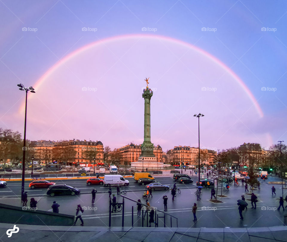Rainbow at Bastille