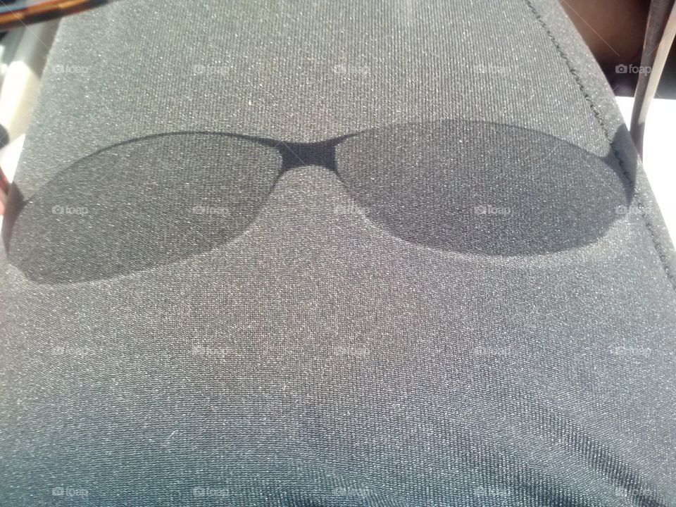 glasses on my pants