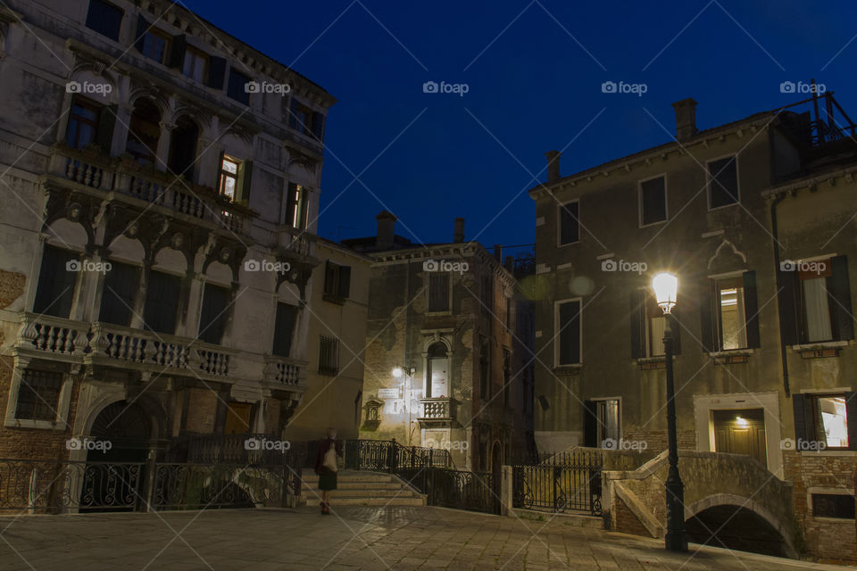 Venice at night