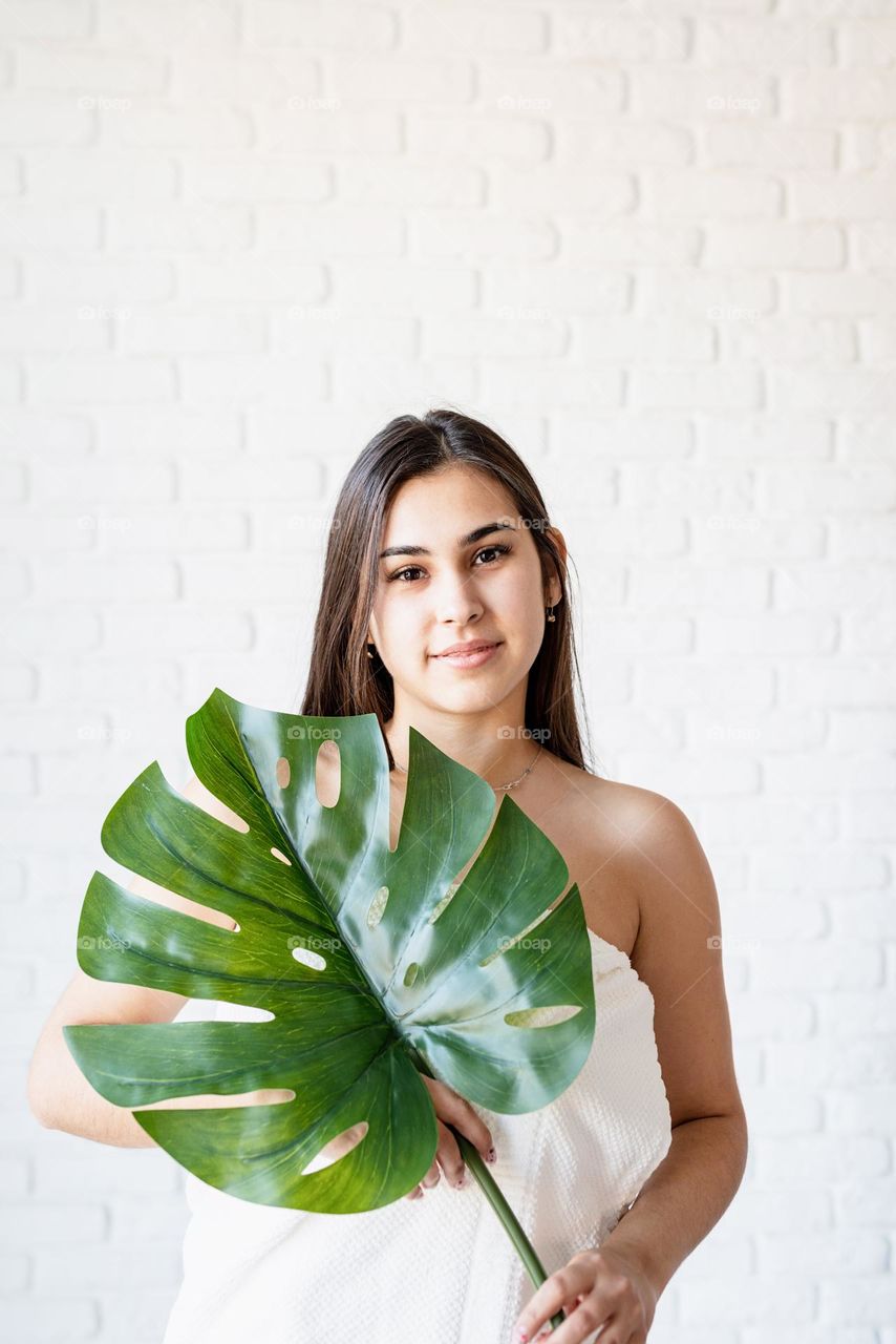 woman with natural skin