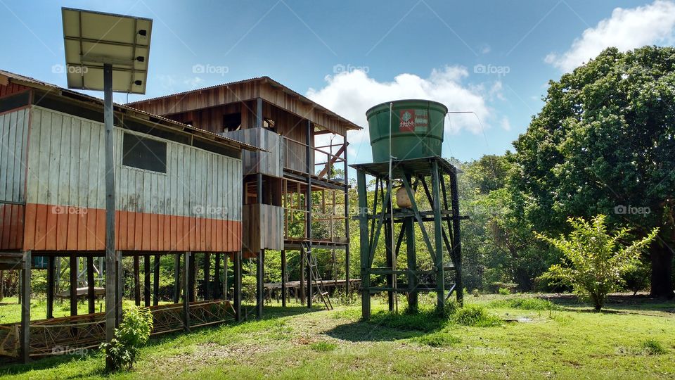Amazon stilt house