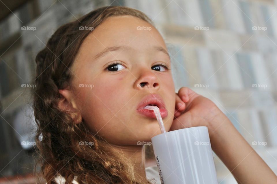 curious little girl