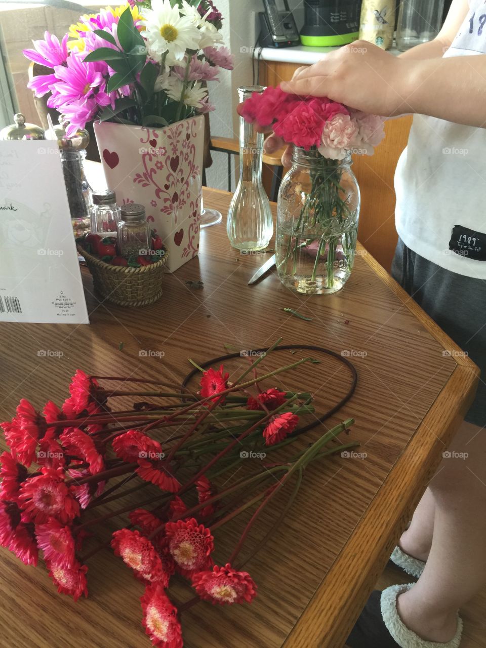 Flowers need arrangement