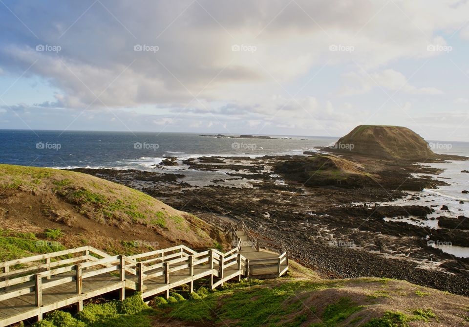 Beautiful landscape on Philips Island Australia 