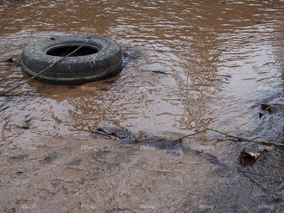 Pollution in the river