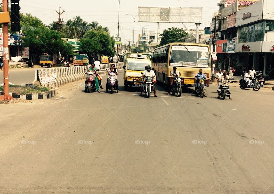 Indian traffic signal 