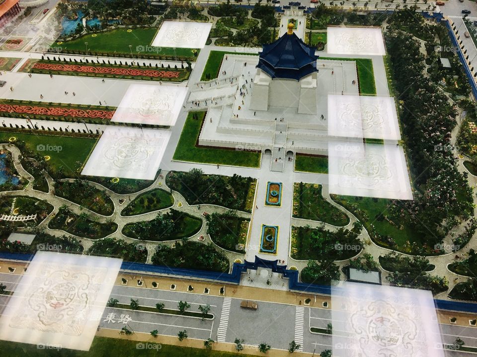 Welcome to Taiwan! I mean welcome to Foap! This photo was taken during one of my holiday located in Chiang Kai-Shek memorial, This is the whole view of the this famous place.