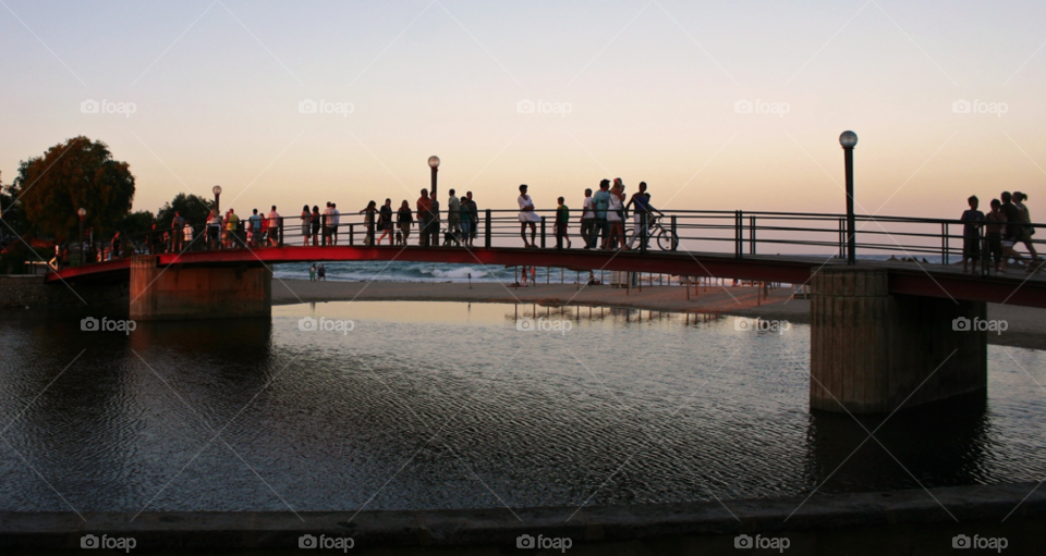 people bridge holiday walking by Wilson100