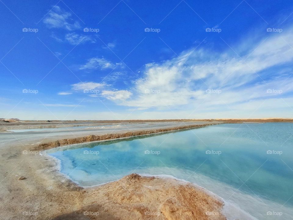 Nice Blue Siwa's salt lake