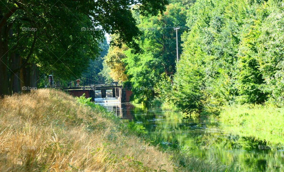 historische Kanalschleuse