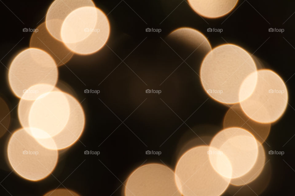 blurred Xmas lights