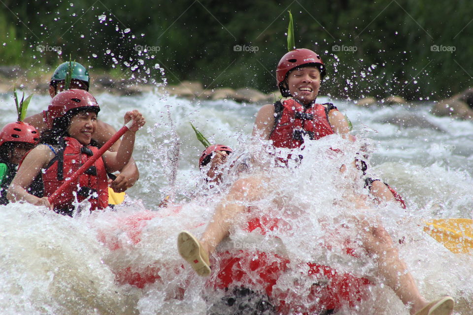 Whitewater rafting in Costa Rica