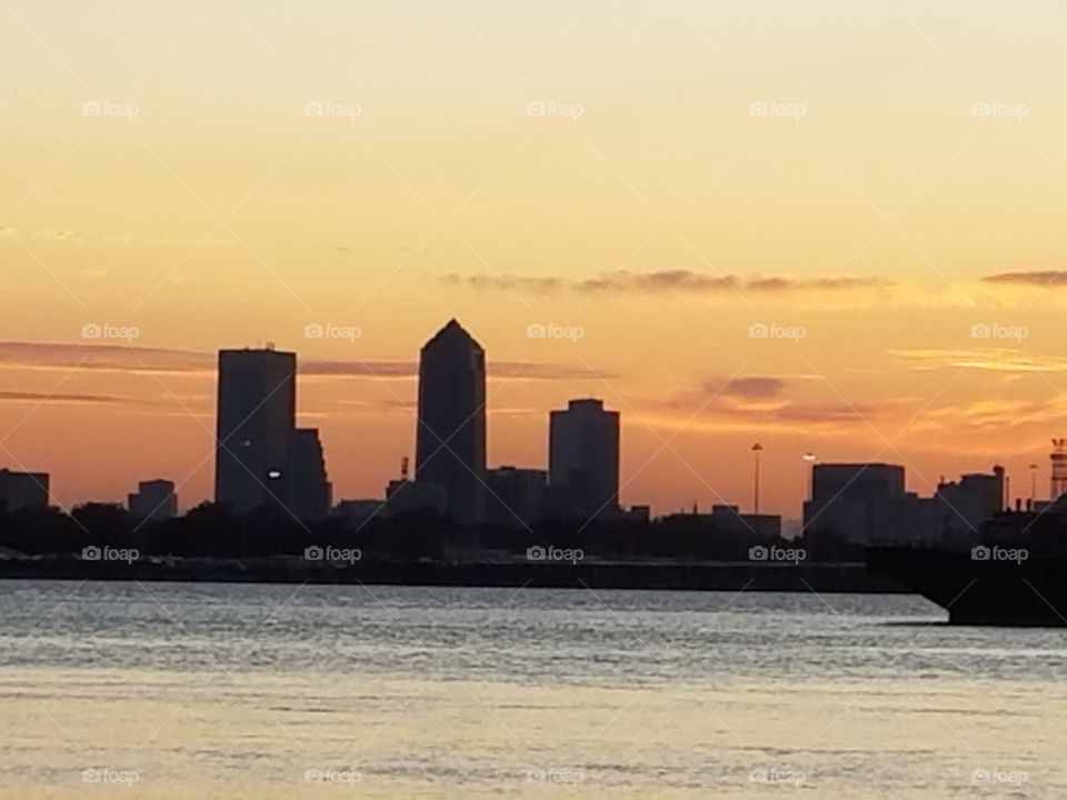 Jacksonville Skyline at Dusk