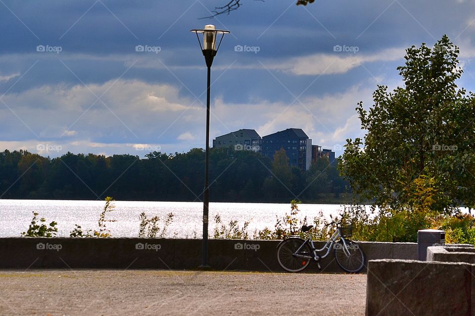 Bicycle in the city 